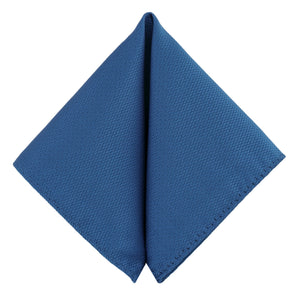 GASSANI 3-Set Royal-Blaue Herren-Fliege Karo Struktur Kariert, Einstecktuch Manschettenknöpfe, Schleife Ultramarin-Blau Vorgebunden