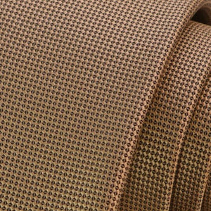 GASSANI Krawatten-Set, 6cm Breite Beige Schmale Herren-Krawatte Lang, Einstecktuch Bunt 4 Designs