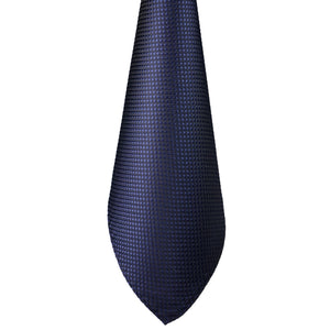 GASSANI 3 pz. Set, cravatta da uomo blu scuro stretta 8 cm, extra lunga, cravatta da sposa, set cravatta, cravatta da uomo, fazzoletto, gemelli