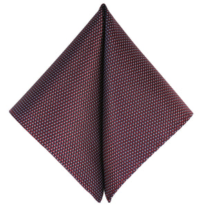 GASSANI 2-SET Krawattenset, 6cm Dünne Dunkel-Rote Schmale Karo Krawatte, Extra Lange Jacquard Herren-Krawatte Kariert,  Einstecktuch