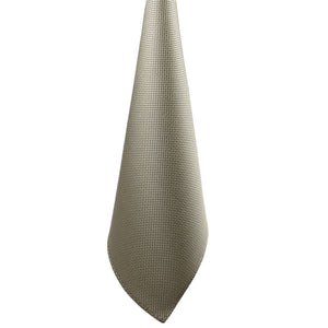 GASSANI 3-SET  Beige Krawattenset, 8cm Breite Lange Herren-Krawatte, Taupe Greige Hochzeitskrawatte