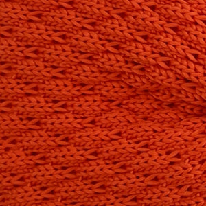 GASSANI korálově-oranžový pánský pletený motýlek, pánský retro vlněný motýlek, dárková krabička plechová kasička