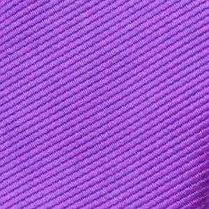 GASSANI 8cm Schmale Violette Gestreifte Uni Rips Herren-Krawatte, Schlips Binder In Geschenk-Box Dose Blech-Spardose