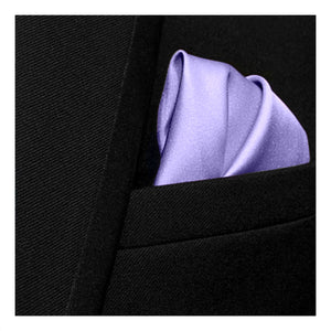 GASSANI 3-SET Krawattenset, 6cm Schmale Perl-Violette Lange Herren-Krawatte, Hochzeitskrawatte Schmal